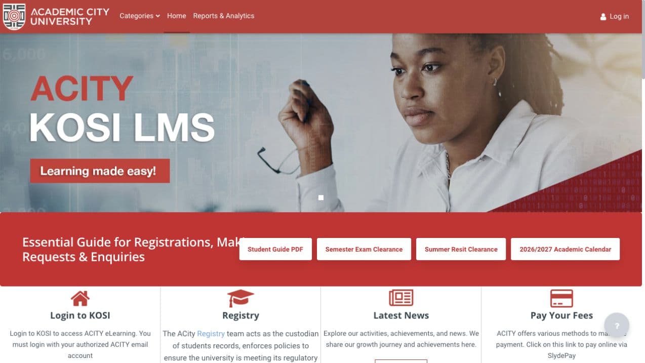 KOSI Learning Management System