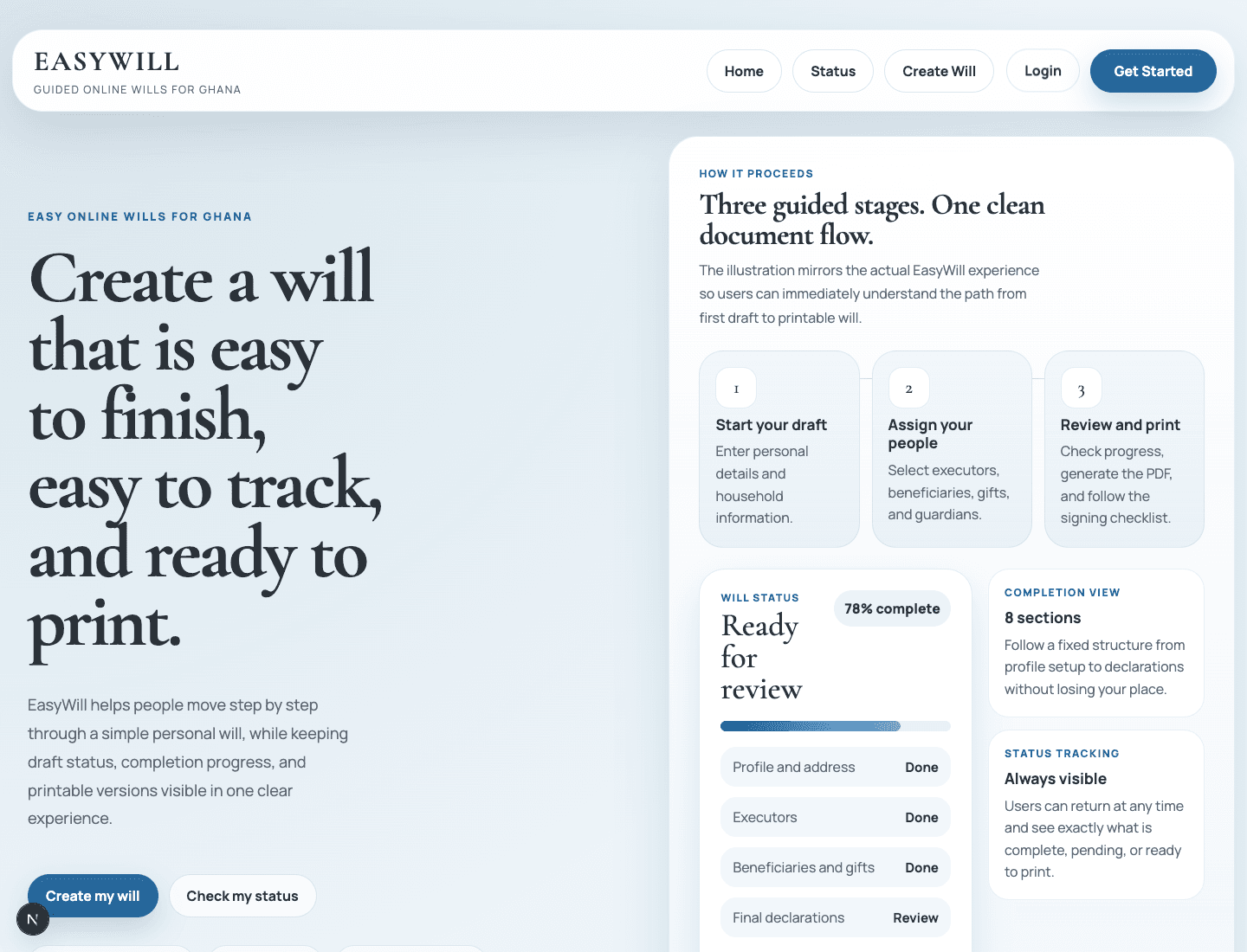 EasyWill Estate Platform